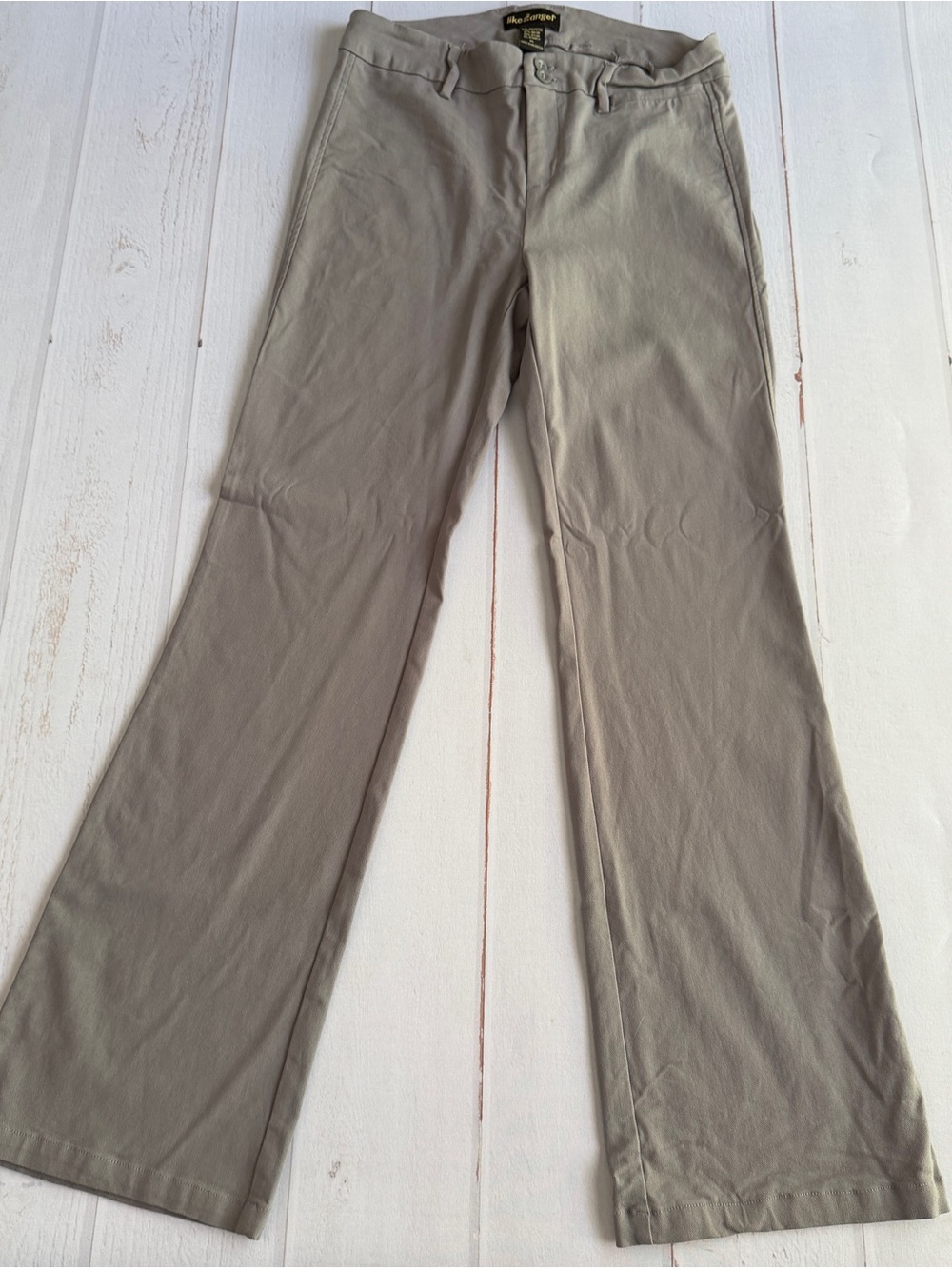 Like an Angel Taupe Wide Leg Career Pants XL Stretch Slacks